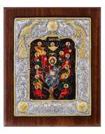 Η Άμπελος χειροποίητη εικονα με φύλλα χρυσού Byzanteiko Mount Athos The Vine