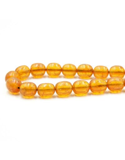 αρωματικό κομπολόι αραβικό λιβάνι πορτοκαλί σπασμένο byzanteiko komboloi aromatic "broken" beads 1