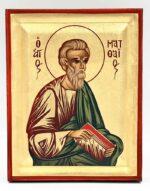 Άγιος Απόστολος Ματθαίος ο Ευαγγελιστής - Χειροποίητη εικόνα handmade icon byzanteiko Mount Athos - Saint Apostle Matthew the Evangelist