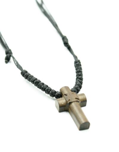 κομποσχοίνι λαιμού 20 κόμποι με ξύλινο σταυρό αυξομειούμενο άγιον όρος komboskini necklace 20 knots from mount athos byzanteiko 2