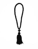 κομποσχοίνι μάλλινο 100άρι μαύρο -byzanteiko - komboskini woolen prayer rope 100 knots 1