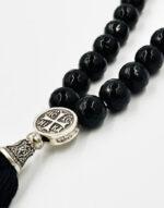 Προσευχητάρι 33άρι από ημιπολύτιμες χάντρες Αχάτη - Image 2