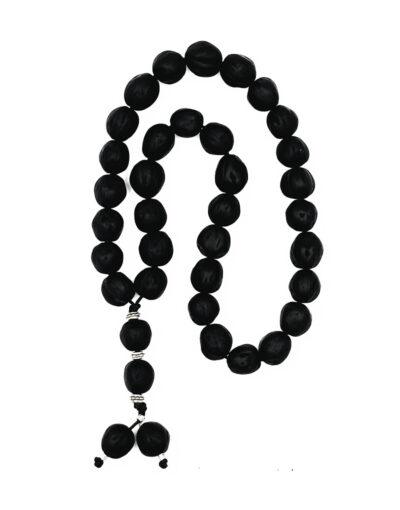 προσευχητάρι 33άρι κομπολόι αρωματικό μοσχοκάρυδο prayer rope komboloi aromatic nutmeg byzanteiko μαύρο