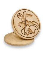 σφραγίδα προσφόρου άγιος γεώργιος τροπαιοφόρος icxc nika 16,5εκ- byzanteiko - holy bread prosphora seal saint georgios mount athos 2