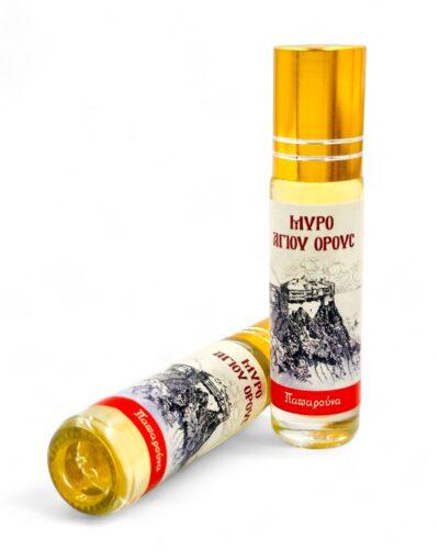 μύρο αγίου όρους - άρωμα παπαρούνα - byzanteiko - myrrh oil papaver handmade myrrh of mount athos