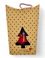 γούρι ρόδι μεταλλικό σε κουτί δώρου - byzanteiko charm pomegranate in gift box 1