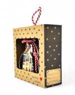 Wooden House Charm - 18*6.5*17.5 (IN GIFT BOX) - Image 2