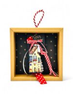 Wooden House Charm - 18*6.5*17.5 (IN GIFT BOX) - Image 3