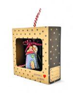 Γούρι Σπίτι ξύλινο - 18*6,5*17,5 (ΣΕ ΚΟΥΤΙ ΔΩΡΟΥ) - Image 2