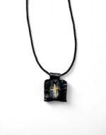 Leather Necklace Amulet Mount Athos - Image 3