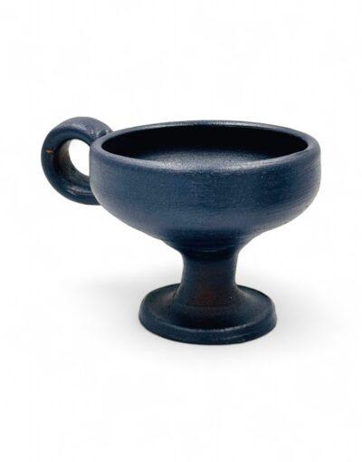 θυμιατό κεραμικό μπλε - byzanteiko - incense burner blue