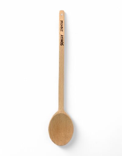 ξύλινη κουτάλα άγιον όρος χειροποίητη αγιορείτικη - wooden spoon mount athos handcrafted byzanteiko en