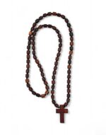 αγιορείτκος ξύλινος σταυρός λαιμού σκαλιστός χειροποίητος byzanteiko mount athos handcrafted athonite wooden cross necklace elegant beads