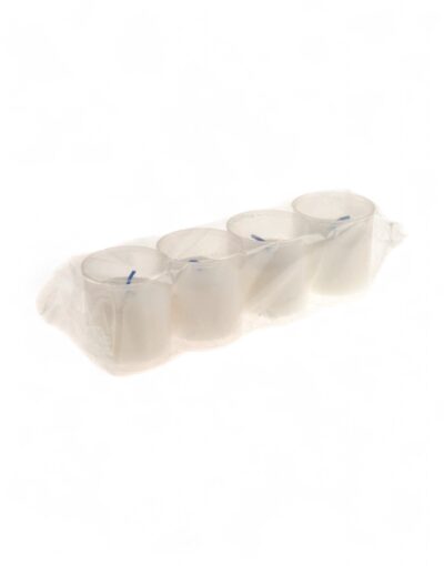 κεριά αφιέρωσης 10B σετ 4 τμχ memorial candles 10b set of 4 candil byzanteiko white