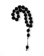 προσευχητάρι κρεμαστό αρωματικό μοσχοκάρυδο 21 χάντρες με σταυρό μαύρο byzanteiko hanging prayer rope 21 beads aromatic nutmeg with cross black 1