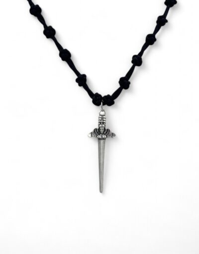 33 knot neck prayer rope necklace komboskini pendant sword Taxiarchis of Mantamados κομποσχοίνι λαιμού 33άρι με σπαθί του ταξιάρχη μανταμάδου