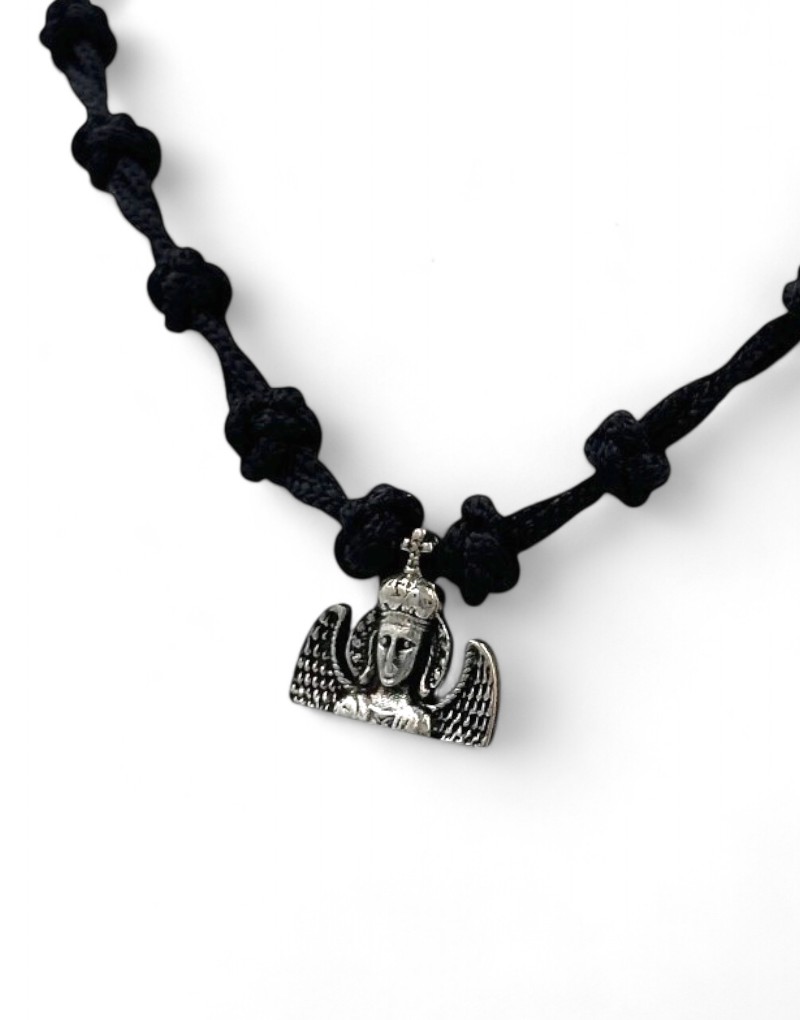 33 knot neck prayer rope necklace komboskini pendant Taxiarchis of Mantamados κομποσχοίνι λαιμού 33άρι μενταγιόν ταξιάρχης μανταμάδου 32 33 knot neck prayer rope necklace komboskini pendant Taxiarchis of Mantamados κομποσχοίνι λαιμού 33άρι μενταγιόν ταξιάρχης μανταμάδου 30