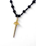 33 knot neck prayer rope necklace komboskini pendant sword Taxiarchis of Mantamados κομποσχοίνι λαιμού 33άρι με σπαθί του ταξιάρχη μανταμάδου 31