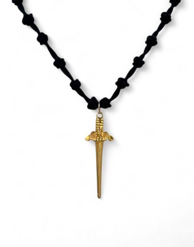 33 knot neck prayer rope necklace komboskini pendant sword Taxiarchis of Mantamados κομποσχοίνι λαιμού 33άρι με σπαθί του ταξιάρχη μανταμάδου 31