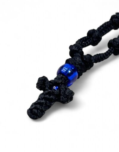 mount athos prayer rope necklace 33 knots byzanteiko  athonite αγιορείτικο κομποσχοίνι λαιμού 33άρι