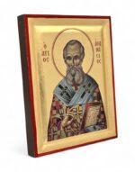 άγιος αθανάσιος ο μέγας χειροποίητη εικόνα byzanteiko handmade icon saint athanasius the great