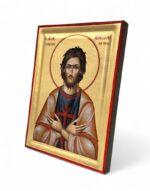 άγιος αλέξιος ο ανθρωπος του θεού χειροποίητη εικόνα byzanteiko handmade icon Saint Alexios the Man of God 3