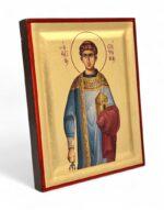 άγιος στέφανος χειροποίητη εικόνα byzanteiko handmade icon saint stephen