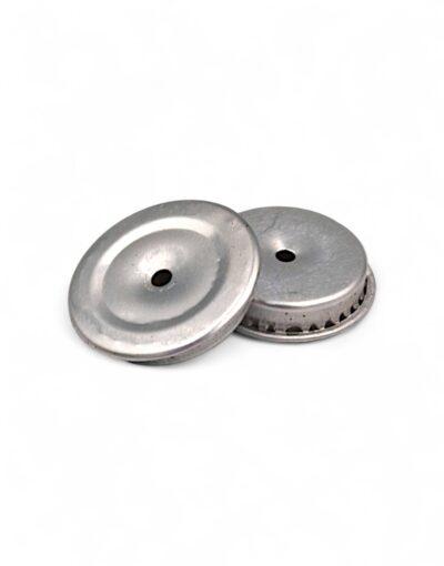 καντηλήθρα αβύθιστη μεταλλικη ασημί byzanteiko non-sinking wick holder metal silver