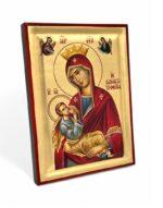 παναγία γαλακτοτροφούσα χειροποίητη εικόνα byzanteiko handmade icon virgin mary galaktotrofousa