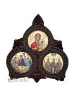 Σύνθεση- Παναγία Πορταΐτισσα ,Αγία Τριάδα, Άγιος Σπυρίδων, Άγιος Παντελεήμων, Άγιος Νικόλαος