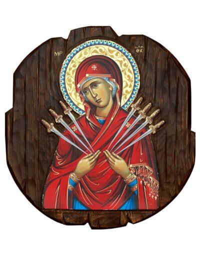 Παναγία με τα 7 σπαθιά-Byzanteiko-Virgin Mary with the 7 swords