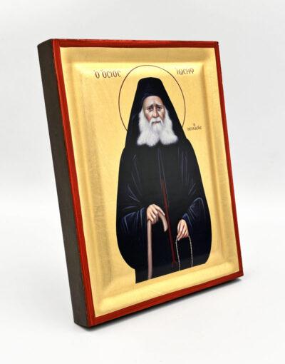 Άγιος Ιωσήφ ο Ησυχαστής - χειροποίητη εικόνα handmade icon byzanteiko Mount Athos - Saint Joseph the Hesychast 1