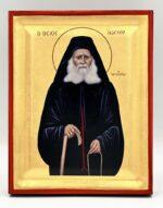 Άγιος Ιωσήφ ο Ησυχαστής - χειροποίητη εικόνα handmade icon byzanteiko Mount Athos - Saint Joseph the Hesychast