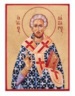 Άγιος Λάζαρος χειροποίητη εικόνα Byzanteiko Mount Athos Saint Lazaros
