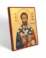 άγιος βαρνάβας ο απόστολος χειροποητη ξύλινη εικόνα με φύλλα χρυσού- handmade icon byzanteiko saint barnabas the apostle