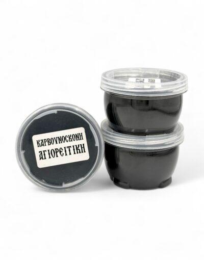 καρβουνόσκονη αγιορείτικη 60γρ από κληματίδες byzanteiko Mount Athos Charcoal Powder 60gr from Vine Twigs