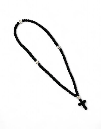 αγιορείτικο κομποσχοίνι 100άρι με λεπτους κόμπους byzanteiko - mount athos komboskini 100 knots and crosses