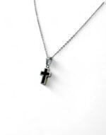Neck Cross Steel With Black Motif - Image 3