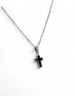 Neck Cross Steel With Black Motif - Image 2