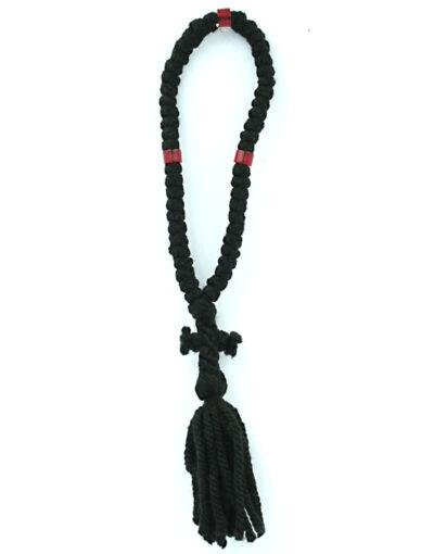 κομποσχοίνι μάλλινο 300άρι άγιον όρος mount athos komboskini wool byzanteiko