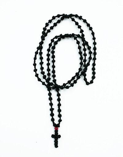 κομποσχοίνι κερωμένο 150 κόμποι αραιό prayer rope 150 knots waxed byzanteiko