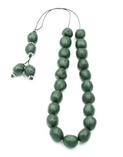 κομπολόι αρωματικό μοσχοκάρυδο komboloi aromatic nutmeg byzanteiko 3- πράσινο