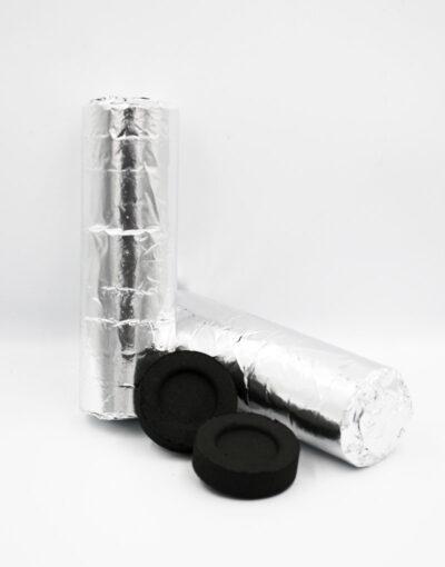 Καρβουνάκια θυμιάτος γίγας μασούρι μεγάλης διάρκειας 50mm Incense charcoal burn big 50mm byzanteiko