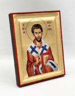 Άγιος Ελευθέριος - Χειροποίητη εικόνα - Handmade icon byzanteiko Mount Athos - Saint Eleutherius 2