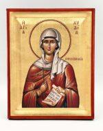 Αγία Λυδία η Φιλιππησία Saint Lydia Byzanteiko Mount Athos handmade icons 1