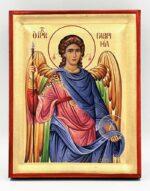 Αρχάγγελος Γαβριήλ - χειροποίητη εικόνα handmade icon byzanteiko Mount Athos - Archangel Gabriel