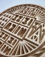 σφραγίδα προσφόρου μεγάλος αμνός 16,5 - holy bread seal prosphora 16.5cm byzanteiko 4