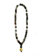 Κομποσχοίνι 50άρι με ημιπολύτιμες πέτρες αιματόπετρα - byzanteiko - Komboskini 50 beads bloodstone semi-precious gemstones 2