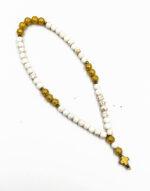 Komboskini Pendant 50 semi-precious beads of haolite and lava - Image 3