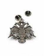 καρφίτσα πέτου δικέφαλος αετός 4χ4,5 -byzanteiko - lapel pin double-headed eagle byzantine 1